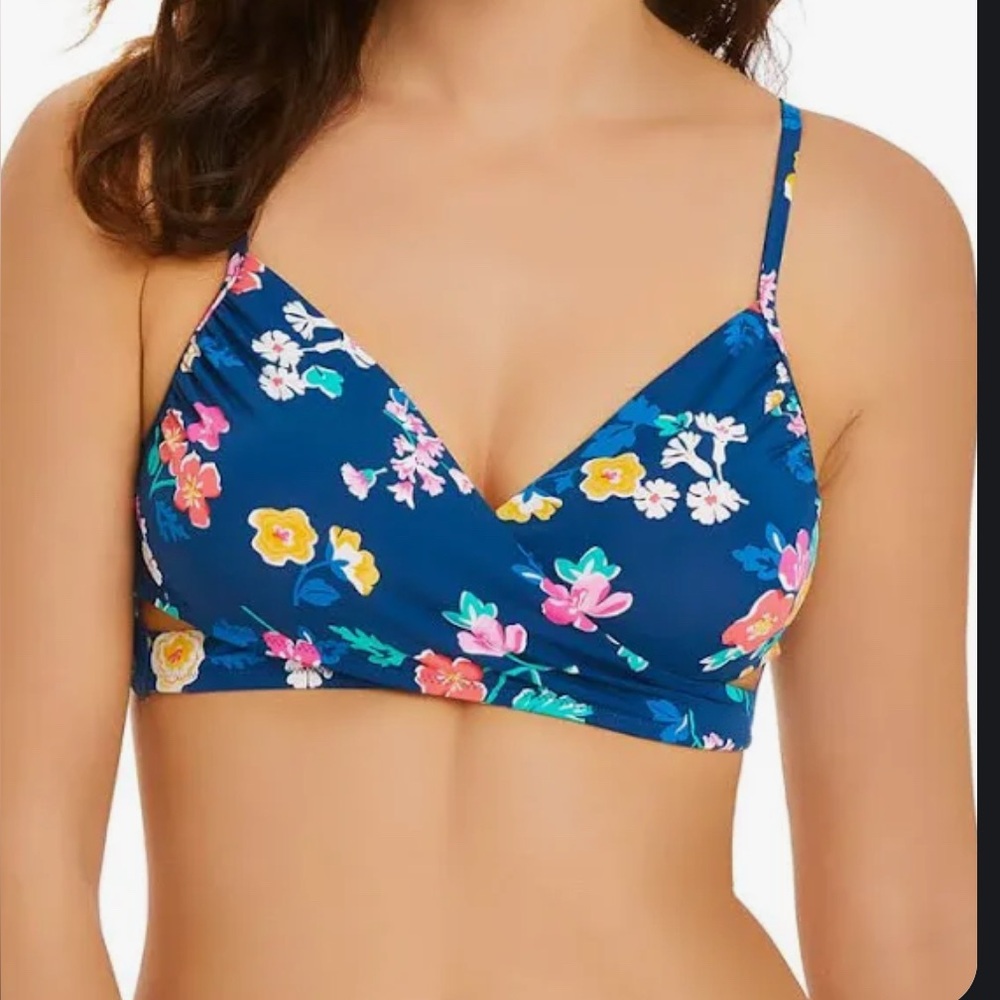 Vera Bradley Blue Bikini Top